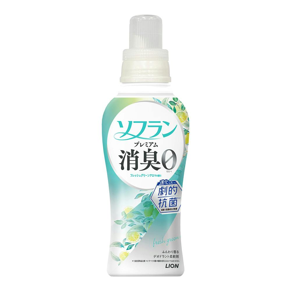 ソフラン プレミアム消臭0 フレッシュグリーンアロマの香り 本体 480ml