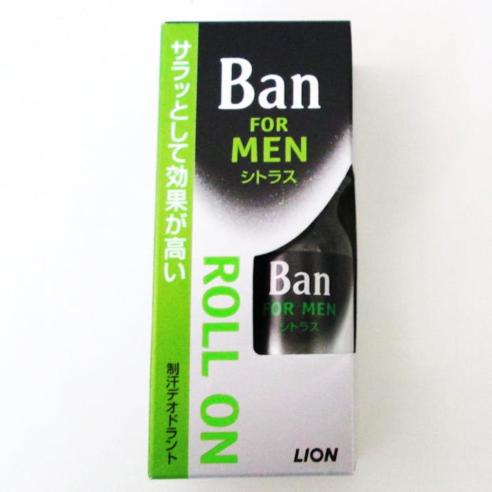 【店舗限定】ライオン Ban 男性用ロールオン シトラス 30ml, , product