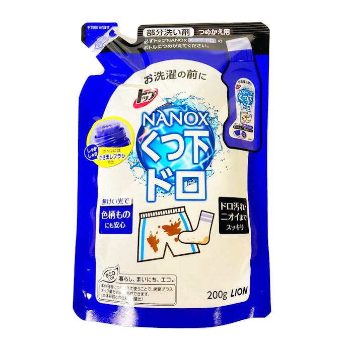 ライオン トップ NANOX ドロ用 詰替 200g