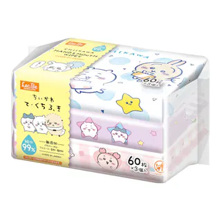 ちいかわ手口ふき 60枚入×3個