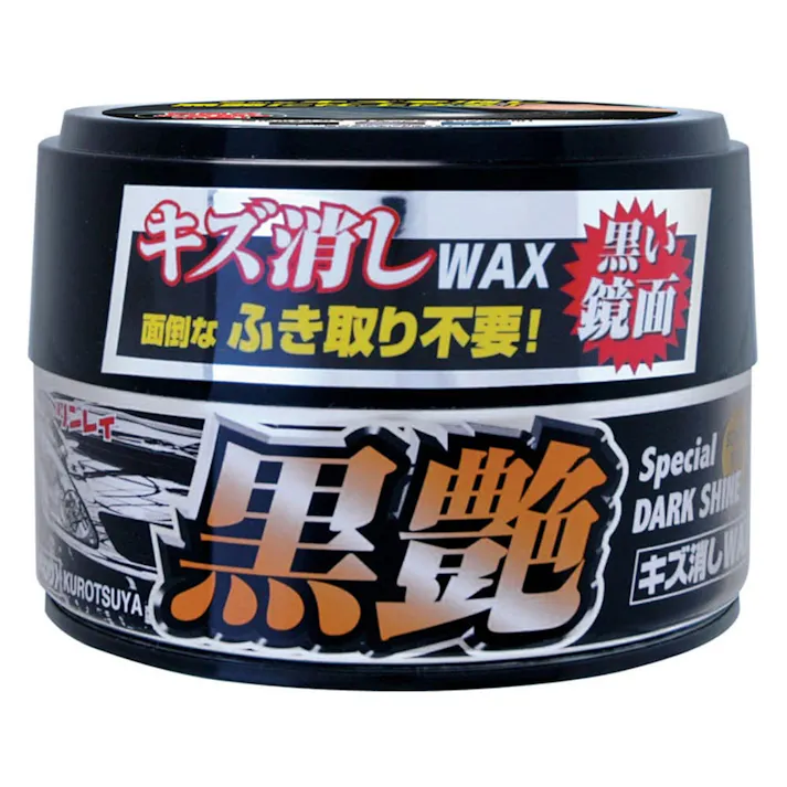 リンレイ キズ消しワックス ふき取り不要 黒艶 ダーク&メタリック 180g