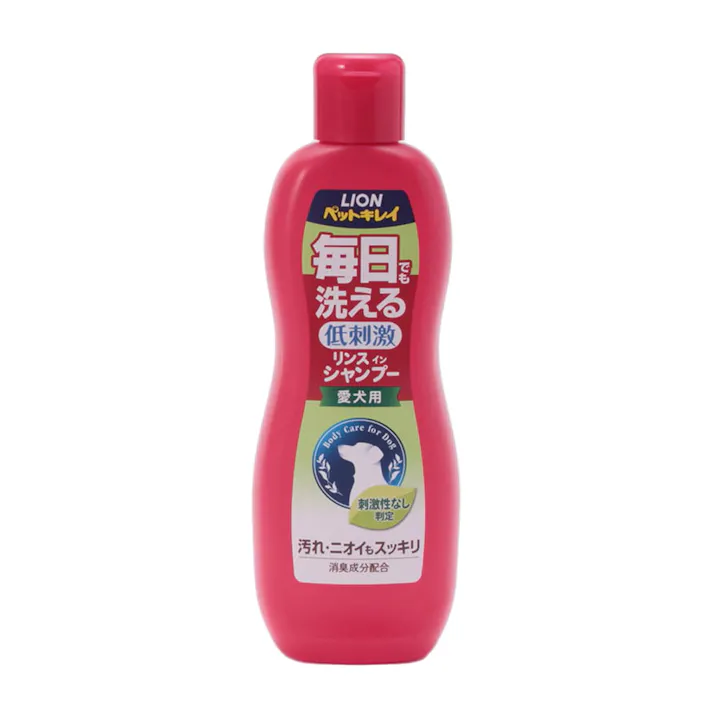 LION ペットキレイ 毎日でも洗える リンスインシャンプー 愛犬用 550ml