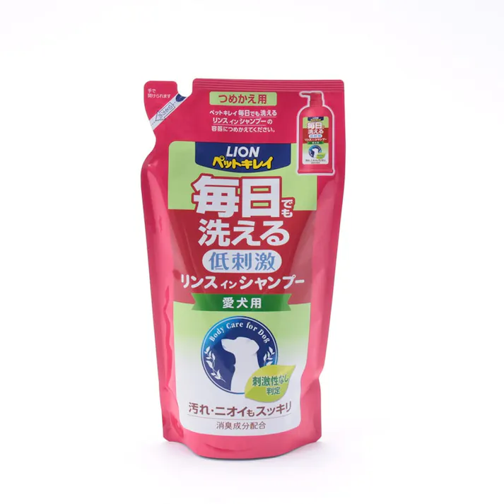 ペットキレイ 毎日でも洗える 低刺激 リンスインシャンプー 愛犬用 詰替 400ml