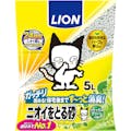 LION 猫砂 LION ニオイをとる砂 5L リラックスグリーンの香り