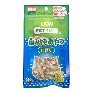 ライオン ペットキッス オーラルケアにぼし 猫用 12g