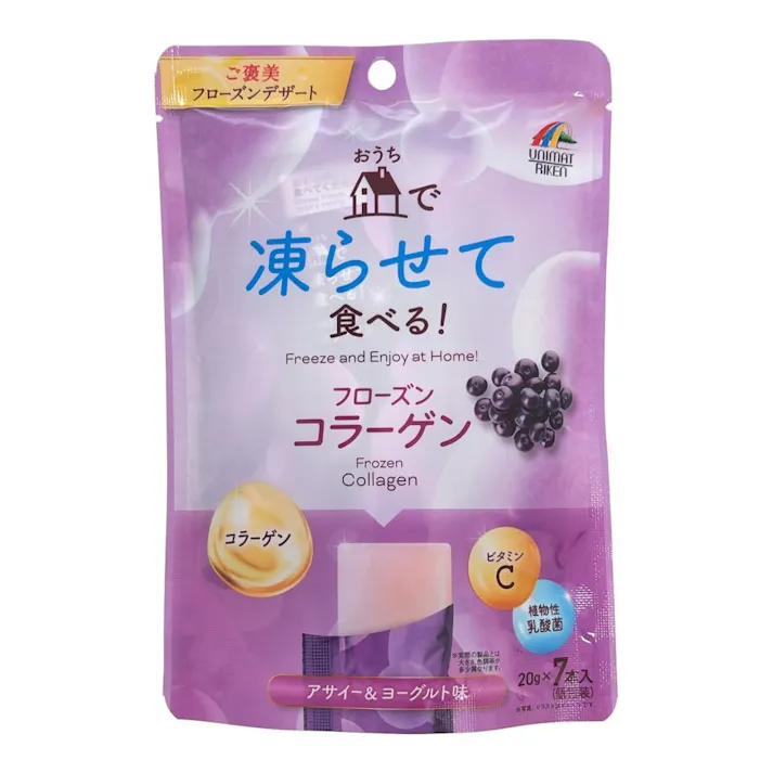 おうちで凍らせて食べる フローズンコラーゲン アサイー&ヨーグルト味
