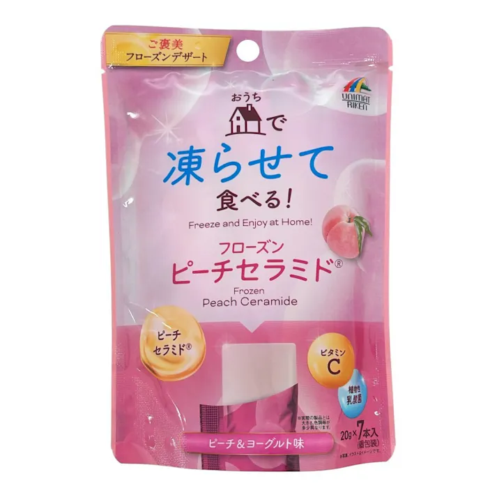 おうちで凍らせて食べる フローズンピーチセラミド ピーチ&ヨーグルト味