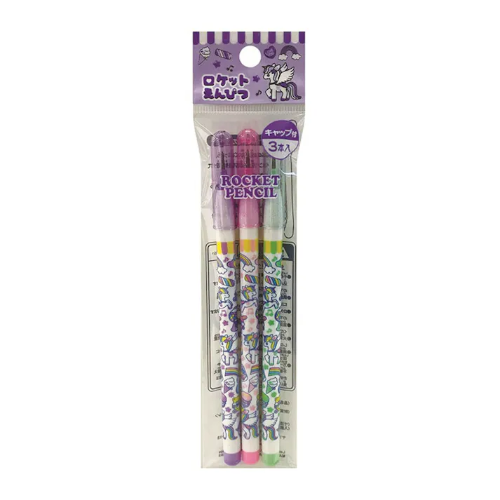 ロケットえんぴつ ファンシードリーム 3本セット