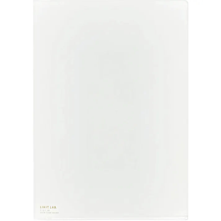 【CAINZ-DASH】LIHIT LAB. A4クリヤーホルダー 乳白 F78-1【別送品】