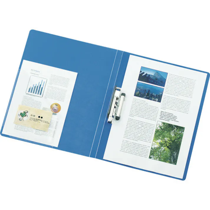 【CAINZ-DASH】LIHIT LAB. A4パンチレスファイル 黒 F-347-11【別送品】