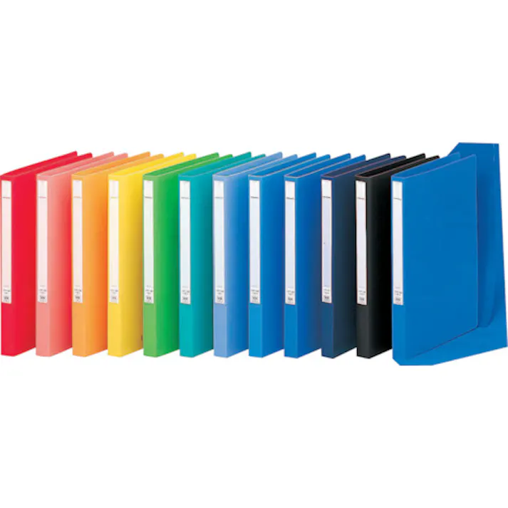 【CAINZ-DASH】LIHIT LAB. A4パンチレスファイル<HEAVY DUTY> 藍 F367-9【別送品】