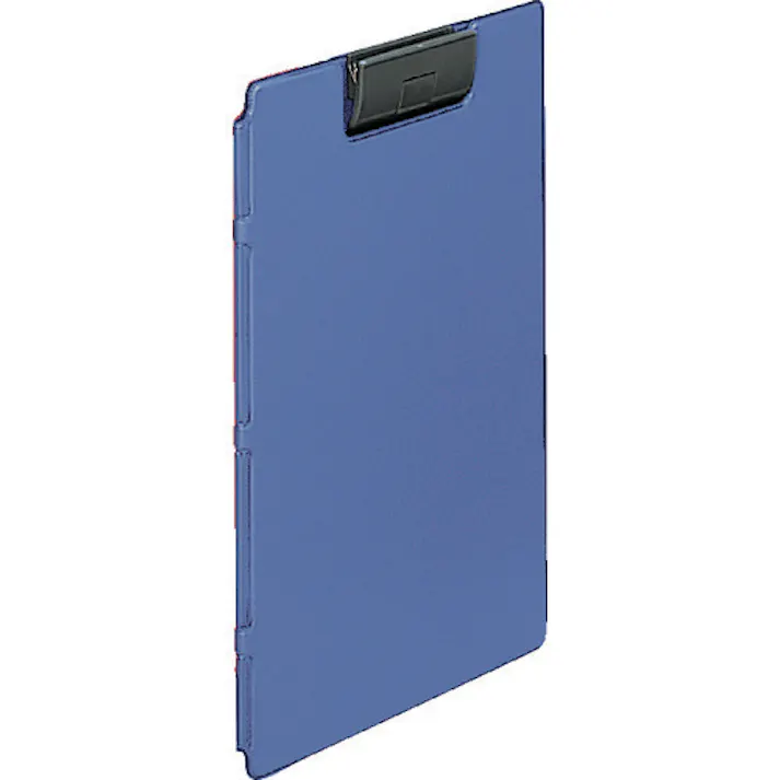 【CAINZ-DASH】LIHIT LAB. A4クリップファイル 青 F2650-8【別送品】