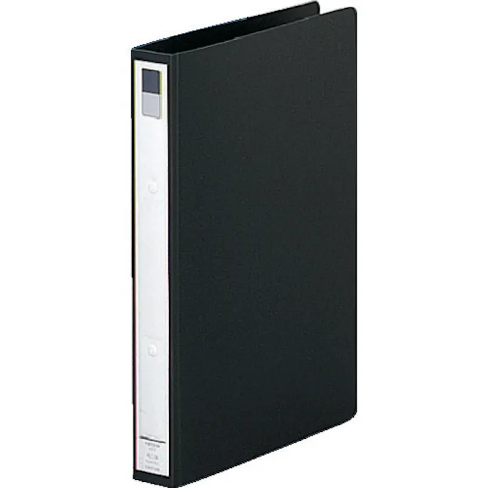 【CAINZ-DASH】LIHIT LAB. A4/Sリングファイル 黒 収納数200枚 F877U-24【別送品】