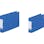 【CAINZ-DASH】ＬＩＨＩＴ　ＬＡＢ． リング式ファイル　Ｂ５／Ｅ型　Ｄ型リングファイル（ヨコ型）　収納数３５０枚　青 G2235-8【別送品】