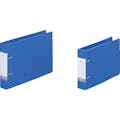 【CAINZ-DASH】ＬＩＨＩＴ　ＬＡＢ． リング式ファイル　Ｂ５／Ｅ型　Ｄ型リングファイル（ヨコ型）　収納数３５０枚　青 G2235-8【別送品】
