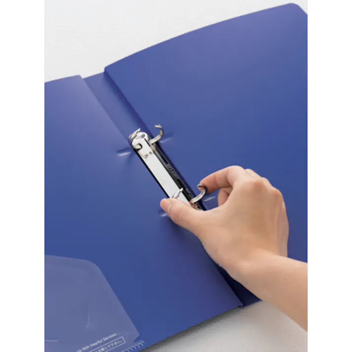【CAINZ-DASH】LIHIT LAB. A5/Sリングファイル 青 F881U-8【別送品】