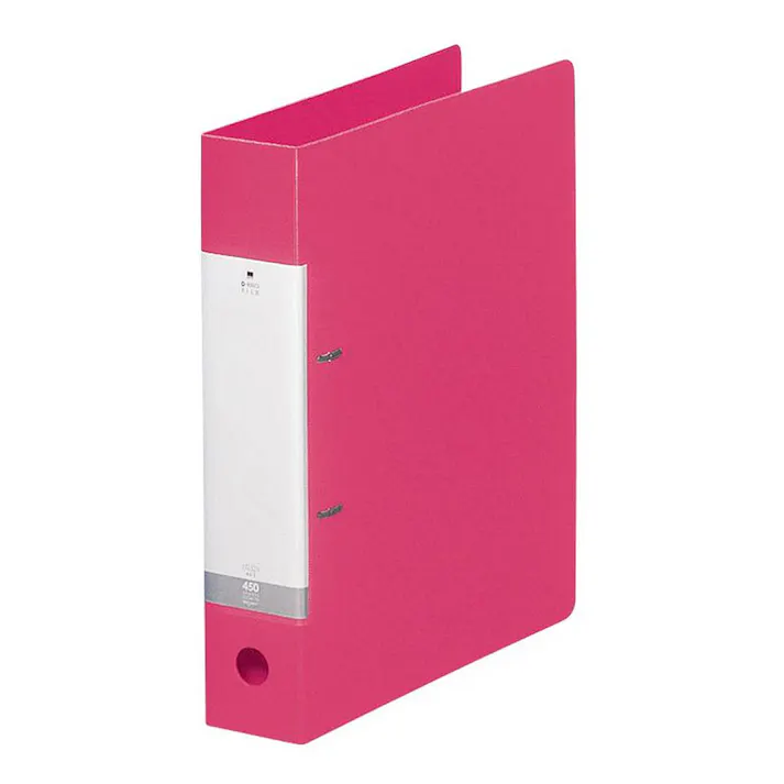 リヒトラブ D型リングファイル A4タテ 背幅56mm レッド G2240