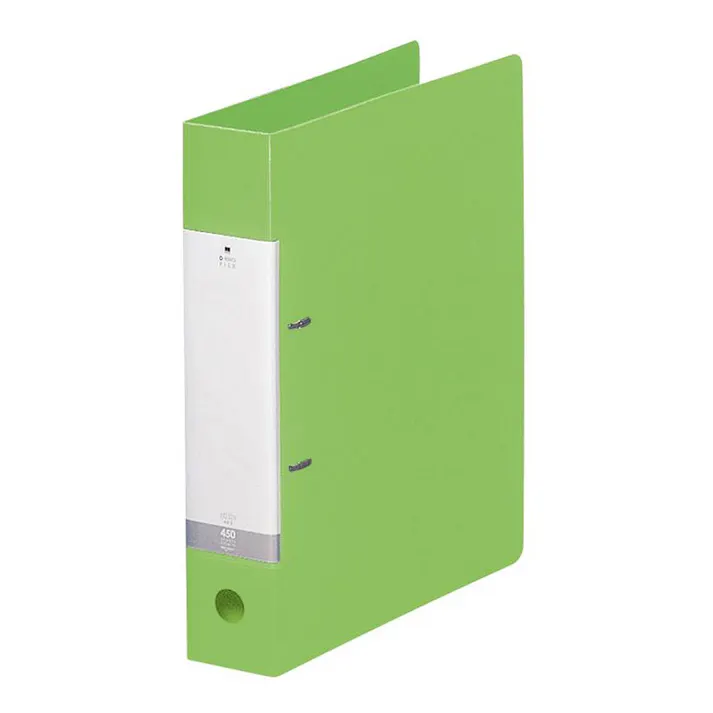 リヒトラブ D型 リングファイル A4タテ 背幅56mm イエローグリーン G2240-6