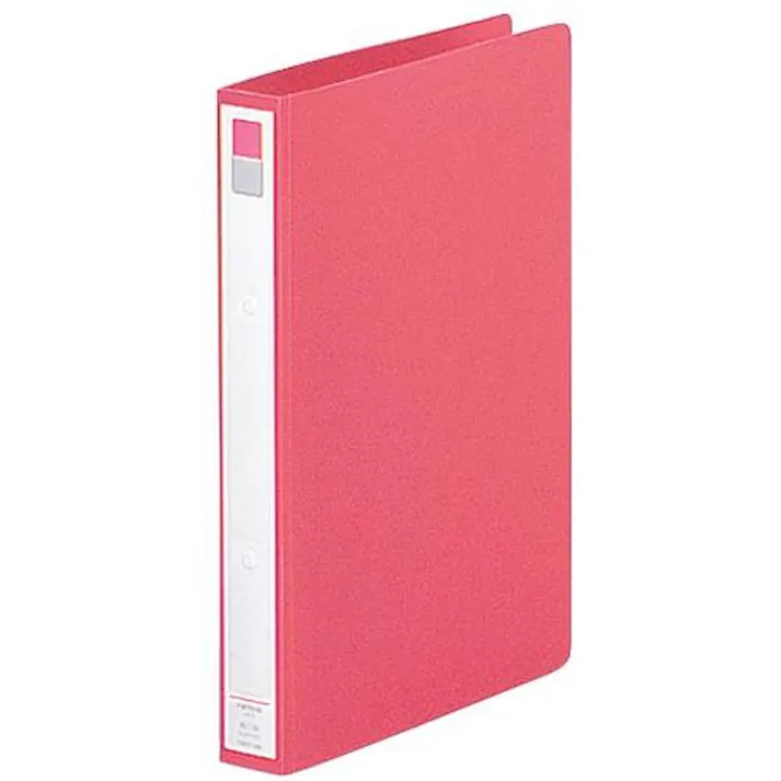 【CAINZ-DASH】LIHIT LAB. A4/Sリングファイル 桃 収納数200枚 F877U-12【別送品】