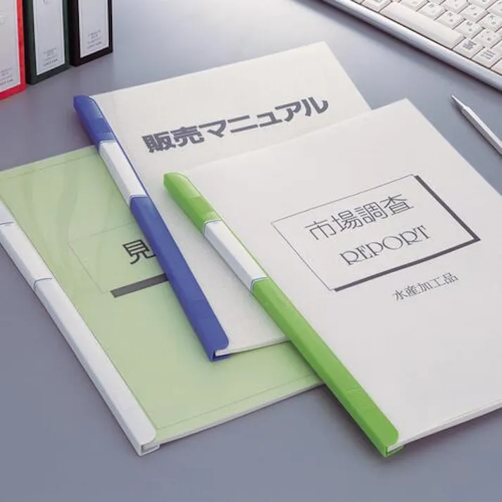 【CAINZ-DASH】LIHIT LAB. A4/Sスライドバーファイル(10冊入) 白 G1720-0【別送品】