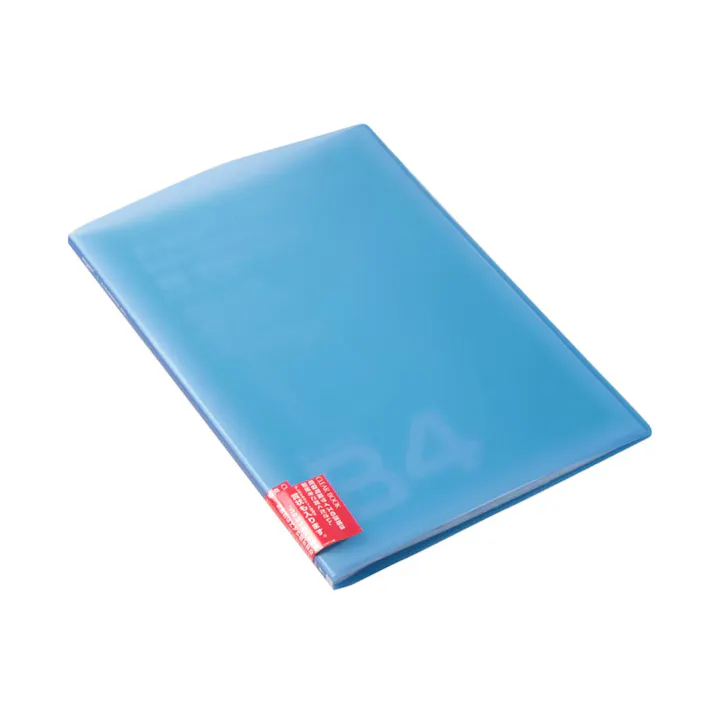 リヒト B4 RQクリヤーブック20P ブルー T