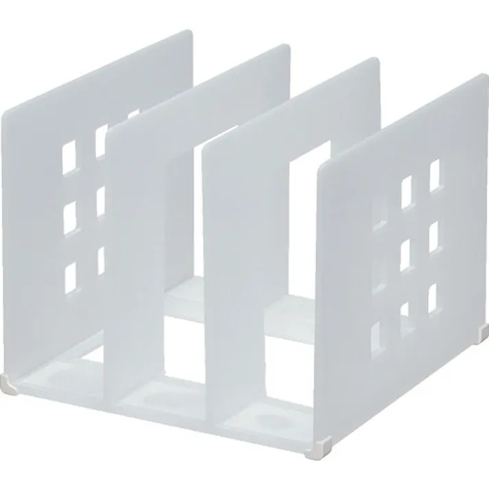 【CAINZ-DASH】LIHIT LAB. 仕切りラック L 乳白 A7321-1【別送品】