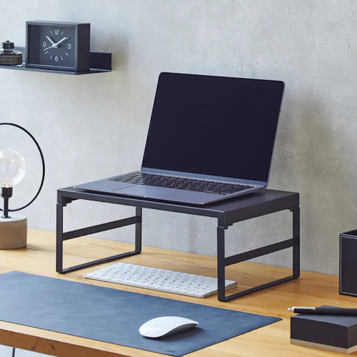 【CAINZ-DASH】LIHIT LAB. デスクボード 机上台(幅390mm・ハイタイプ) 白 A7331-0【別送品】