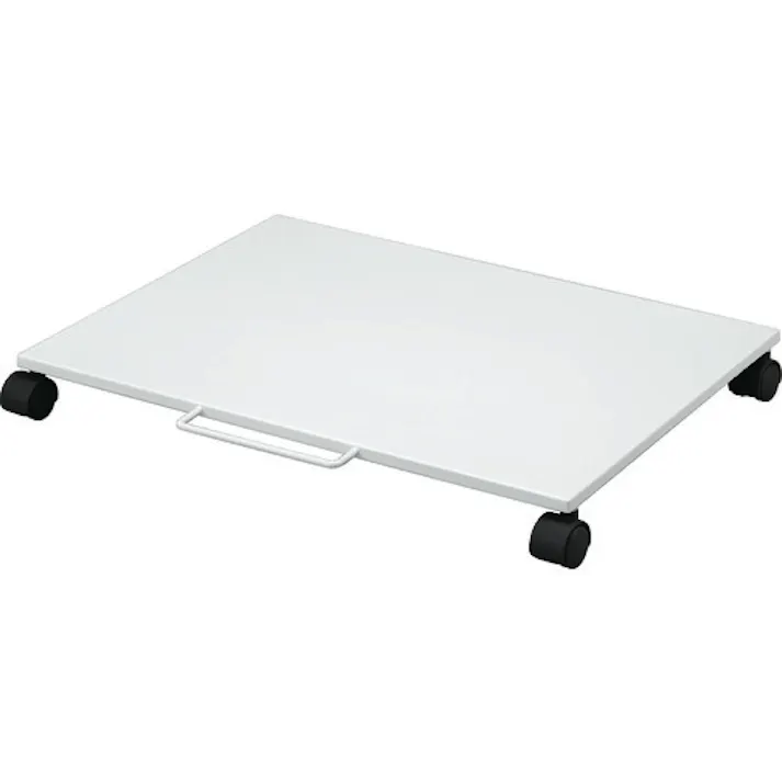 【CAINZ-DASH】LIHIT LAB. 机下台(スライド式キャスター付) 幅460mm 白 A7370-0【別送品】