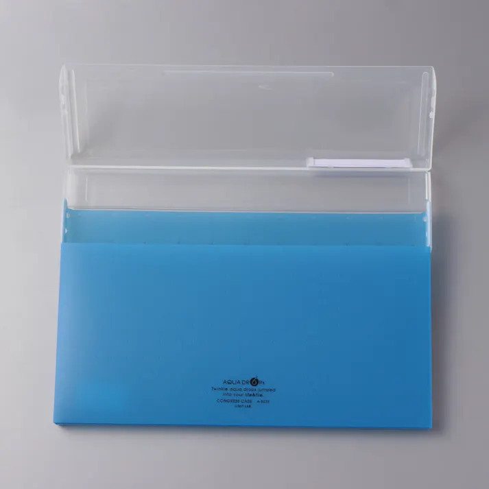 コングレスケース A4 青