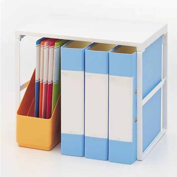 【CAINZ-DASH】LIHIT LAB. デスクボード 机上台(幅390mm・トールタイプ) 黒 A7335-24【別送品】