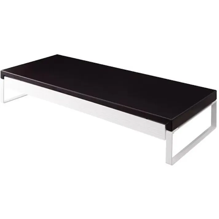 【CAINZ-DASH】LIHIT LAB. デスクボード 机上台(幅590mm・引出し付) 黒 A7338-24【別送品】