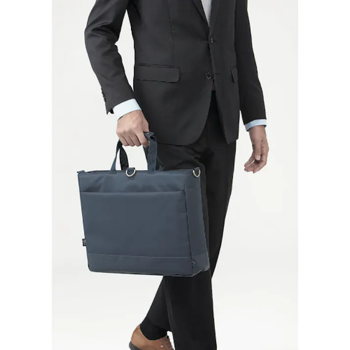 【CAINZ-DASH】LIHIT LAB. キャリングバッグ(ヨコ型) ネイビー A7670-11【別送品】