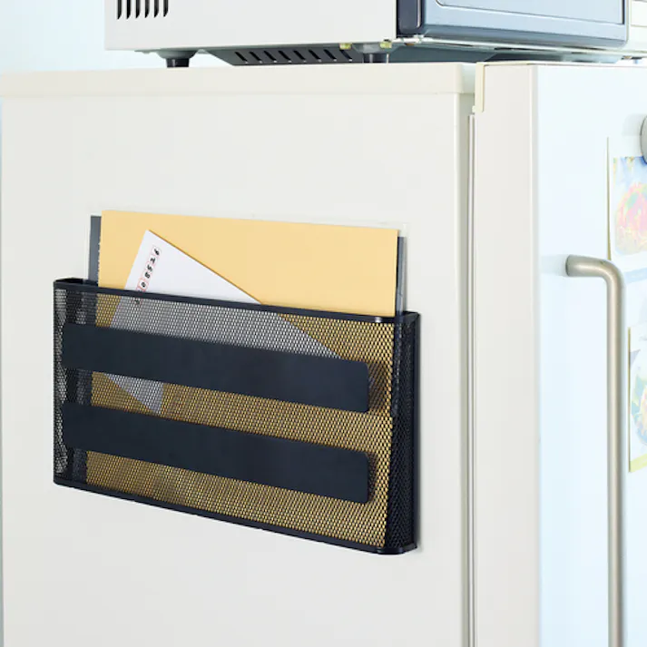 【CAINZ-DASH】LIHIT LAB. マグネットポケット A4横 黄緑 A7392-6【別送品】