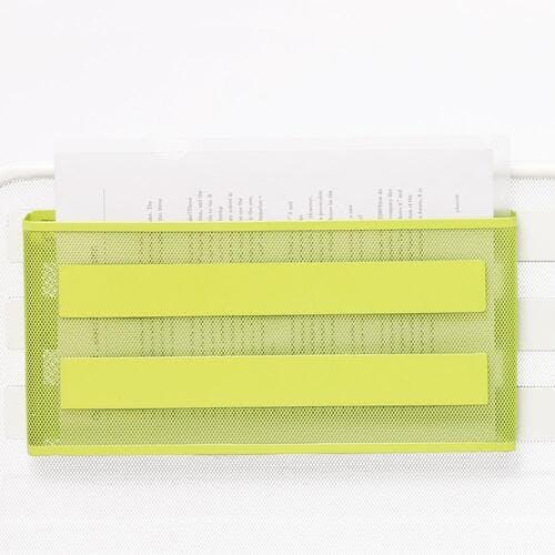 CAINZ-DASH】LIHIT LAB． マグネットポケット A4横 黄緑