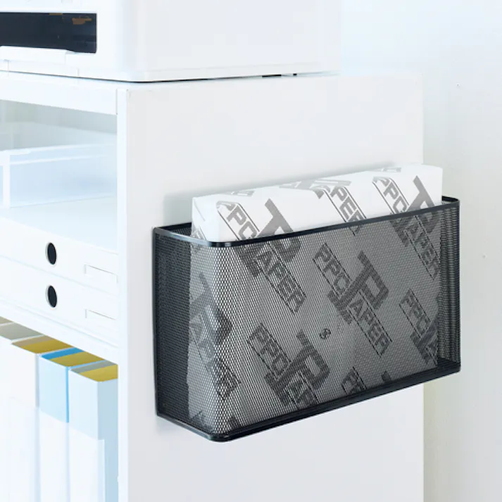 【CAINZ-DASH】LIHIT LAB. マグネットポケット A4横ワイド 白 A7395-0【別送品】