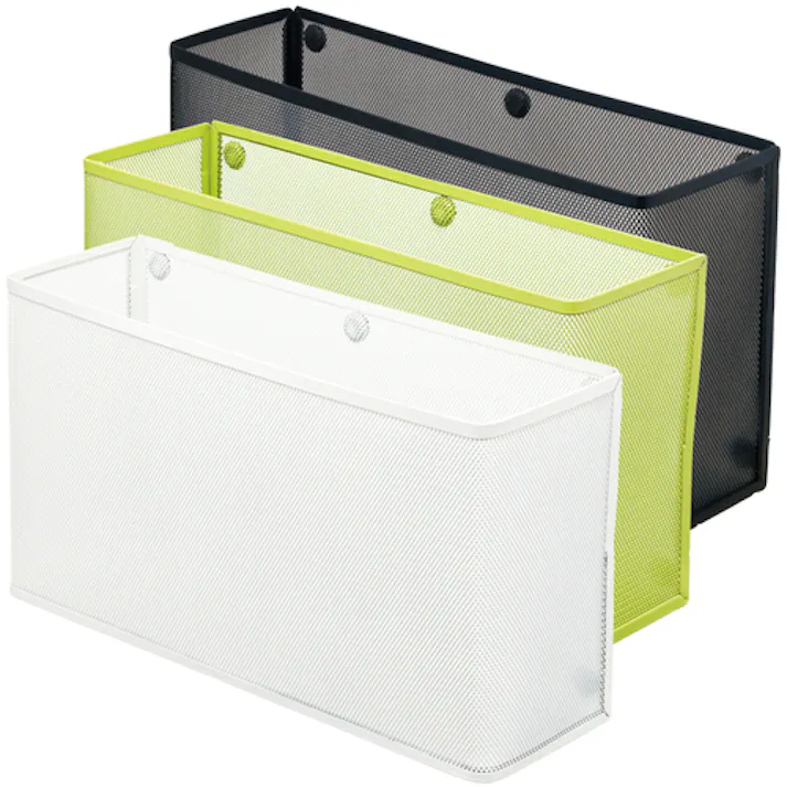 【CAINZ-DASH】LIHIT LAB. マグネットポケット A4横ワイド 白 A7395-0【別送品】