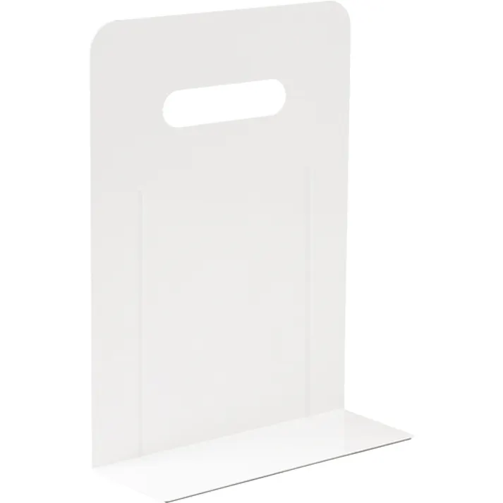 【CAINZ-DASH】LIHIT LAB. ブックエンド・ハイタイプ(マグネット付)白 A7351-0【別送品】