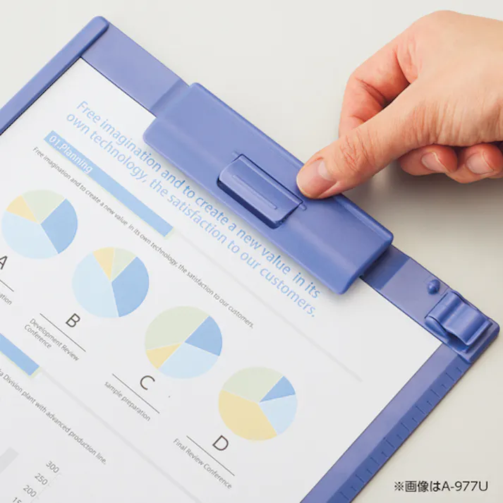 【CAINZ-DASH】LIHIT LAB. A3/Sクリップボード ブルーバイオレット A988U-23【別送品】