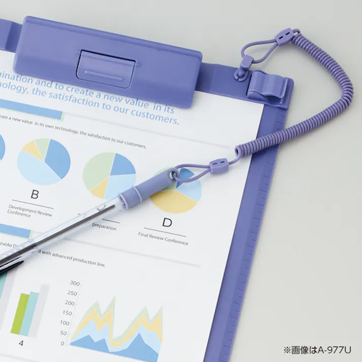 【CAINZ-DASH】LIHIT LAB. A3/Sクリップボード ブルーバイオレット A988U-23【別送品】