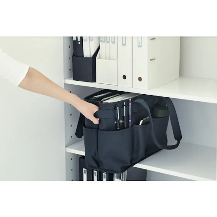 【CAINZ-DASH】LIHIT LAB. ツールバッグ ヨコ型 ネイビー A7750-11【別送品】