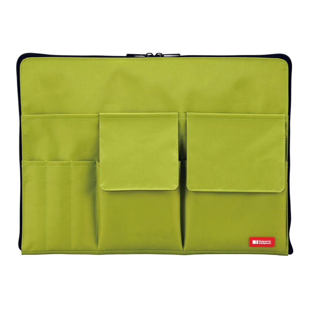 リヒトラブ バッグインバッグ A4 イエローグリーン A7554-6