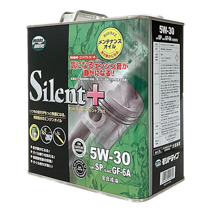 ルート産業 モリドライブ エンジンオイル サイレントプラス SP 5W-30 GF-6A 3L【SU】