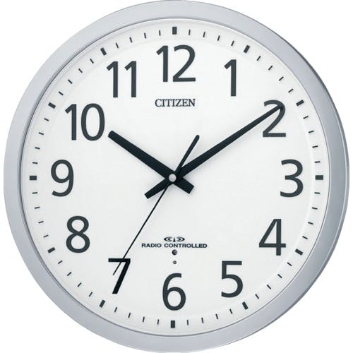CAINZ-DASH】リズム 電波 壁掛け時計（アナログ表示） 連続秒針