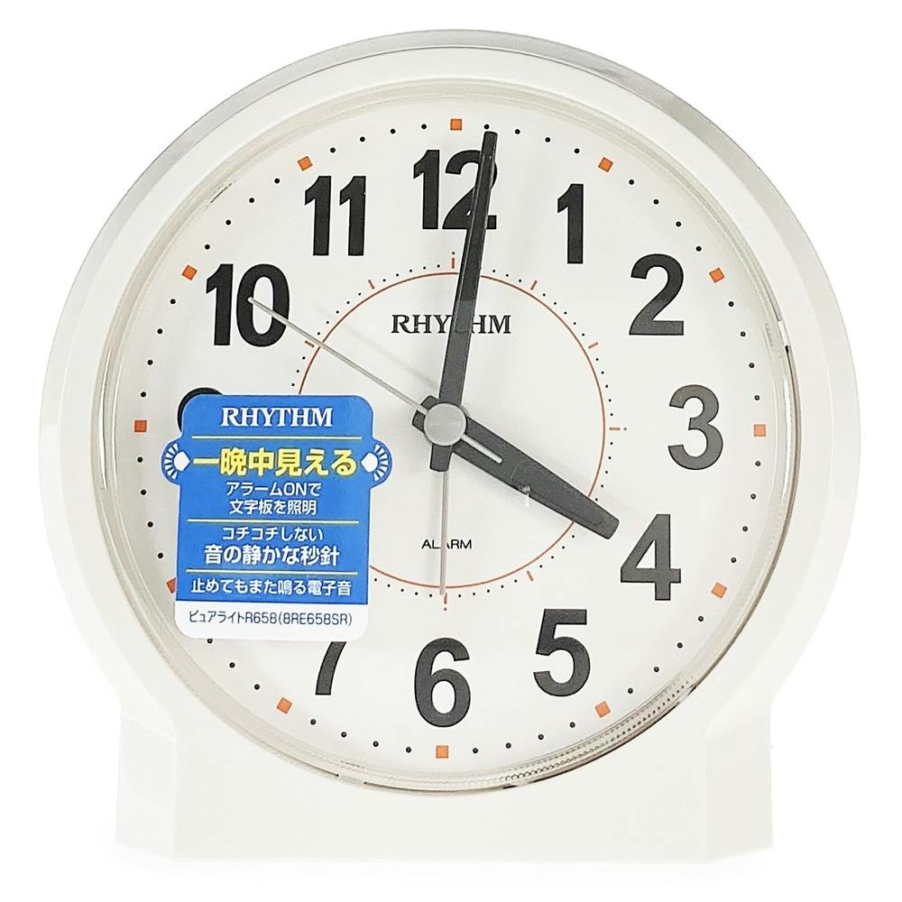 リズム 夜間常時点灯目覚まし ピュアライトｒ６５８ ８ｒｅ６５８ｓｒ０３ ホームセンター通販 カインズ