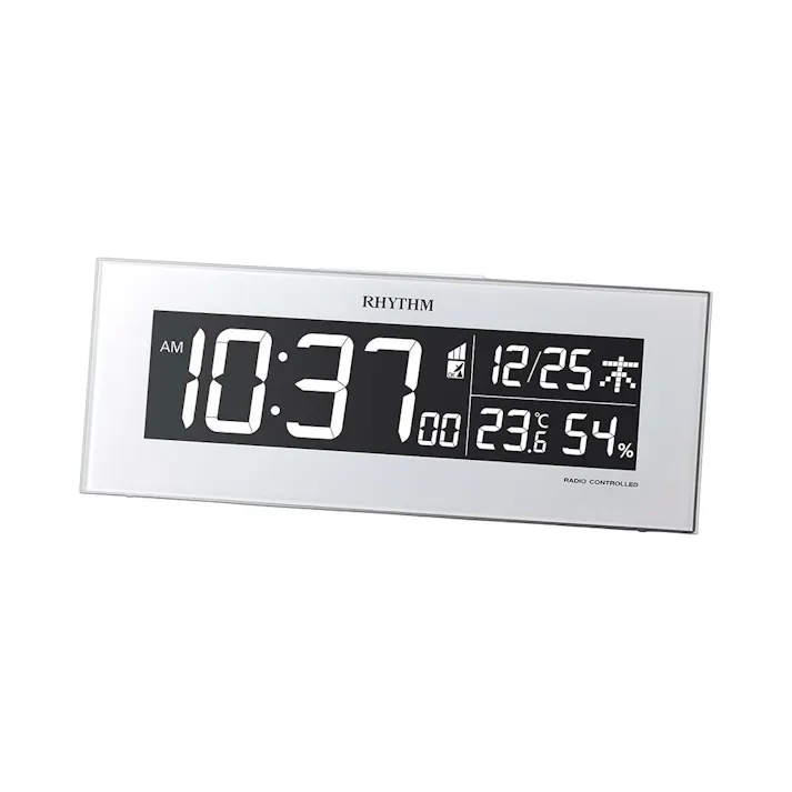 AC電源式電波時計イロリア(白) 8RZ173SR03