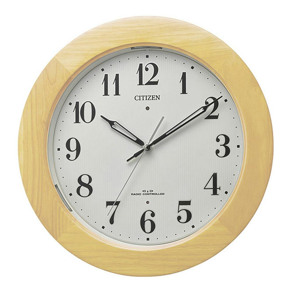 シチズン 暗所自動点灯電波時計 4MYA35