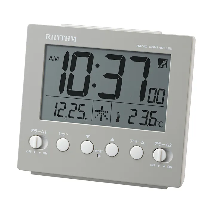 Wアラーム付き フィットウェーブ グレー D236 8RZ236SR08
