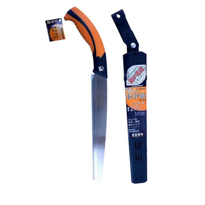玉鳥産業 レザーソー 仮枠鋸 LT27-A 7253