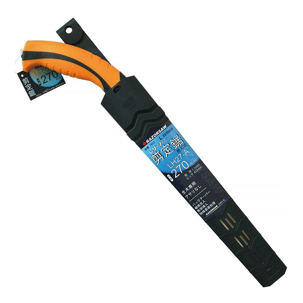 玉鳥産業 レザーソー 剪定鋸 LH27-A 7453 | 作業工具・作業用品・作業