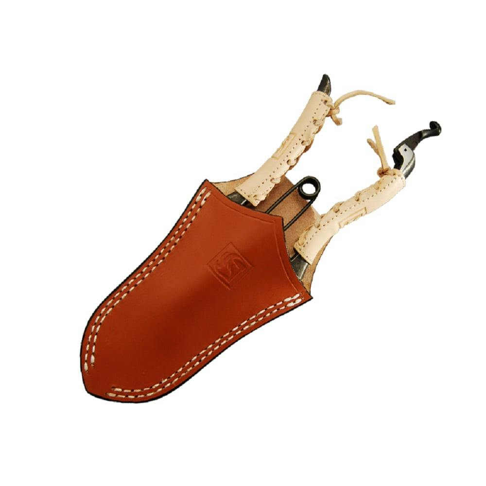 剪定鋏用本革ケース 8.7インチ用 (ブラウン) 【別送品】 | 園芸刃物